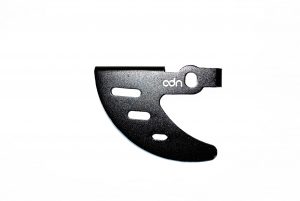 Aleta de tiburon metálica para basculante de moto